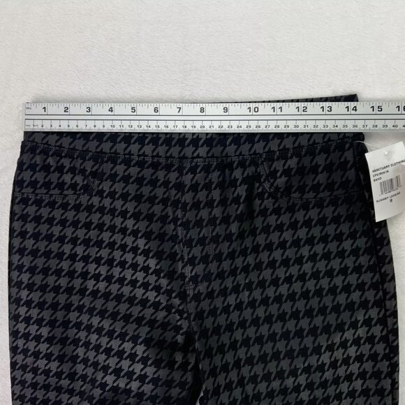 Sanctuary Anthropologie Houndstooth Runway Leggings Pants Black & Gray NWT - Picture 13 of 16
